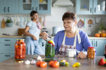 Two women in the kitchen