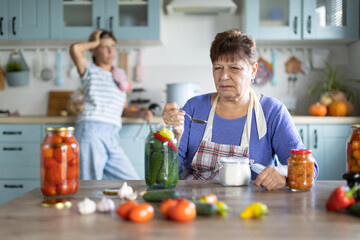 Two women in the kitchen