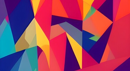 Abstract geometric pattern design in retro style. illustration.
