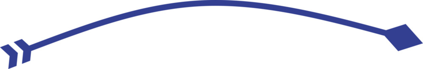 Arrows curve shape vector