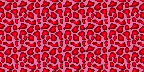 Naklejka na ściany i meble pattern with red and white dots background