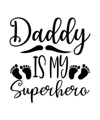 daddy is my superhero svg