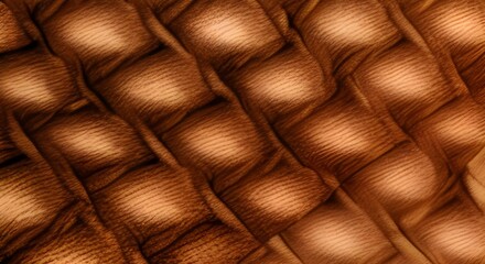 Genuine brown colored cotton texture background