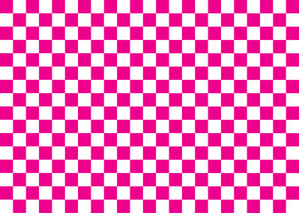 Vector Background  pink Checkerboard Abstract Seamless Pattern popular grid pattern Print on the wall or the tablecloth.