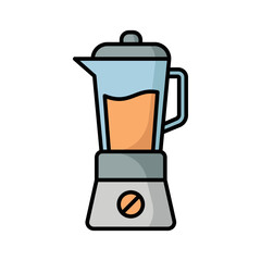 Fototapeta premium kitchen blender icon vector design template in white background