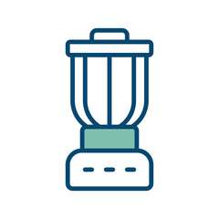 kitchen blender icon vector design template in white background