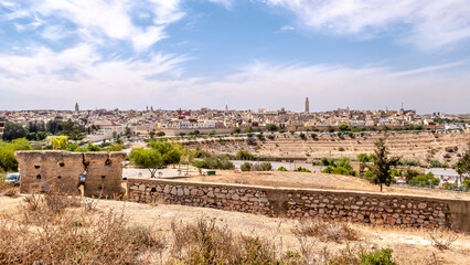 View at the Meknes town - Morocco - obrazy, fototapety, plakaty