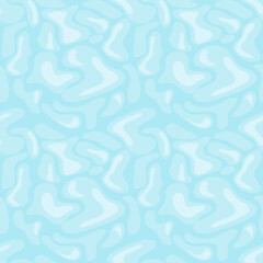 Abstract bright blue pattern and background. Turquoise seamless pattern.