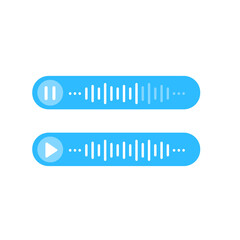 Voice messages on a white background. Vector illustration