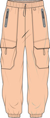 MEN AND BOYS WEAR TRACK JOGGERS AND TROUSERS VECTOR SKETCH