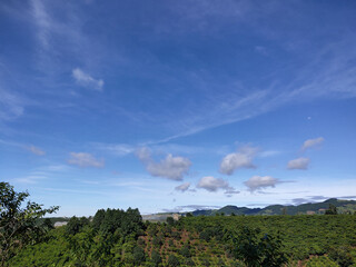 Blue sky and peace in Dalat