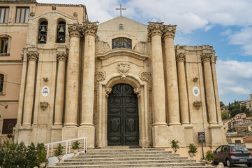 Fototapeta na wymiar Beautiful Basilica Sanctuary in Modica