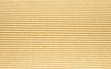 Corrugated paper cardboard texture with horizontal stripes