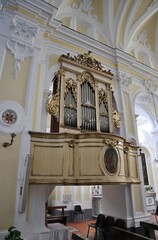 Praiano - Cantoria settecentesca di Madonna con Bambino e Santi nella Chiesa di San Luca