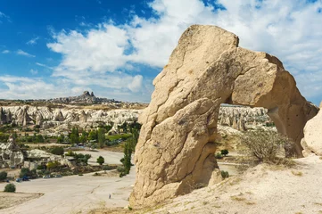 Tuinposter Rock arch in Cappadocia © Fyle