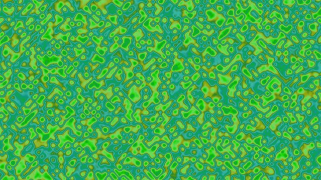 Organic abstract pattern animation, Seamless loop.
