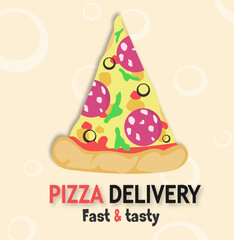 Online delivery service pizza, online order tracking, delivery home and office. Mobile phone. Scooter delivery. Shipping. Vector illustration