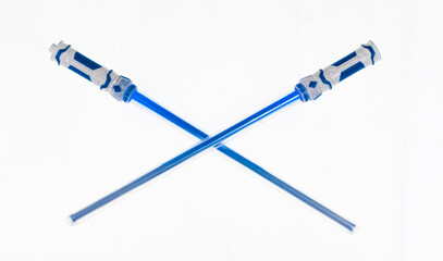 laser sword isolated on white background