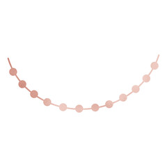 Rose Gold Metallic Light Decoration