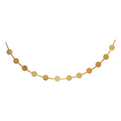 Gold Metallic Light Decoration