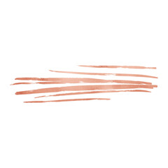 Copper Metallic Brushstroke