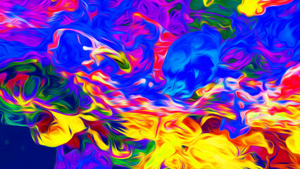 abstract colorful background with fire