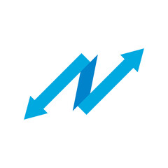 Business finance arrow  logo