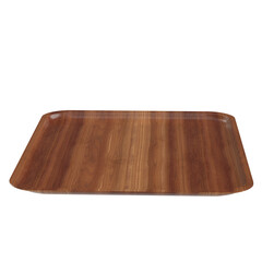 3d rendering illustration of an empty canteen tray