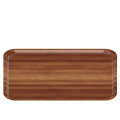 3d rendering illustration of an empty canteen tray