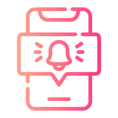 subscribe gradient icon