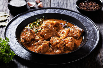 Flemish Stew, carbonnade, meet stew in bowl
