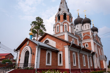 Novosibirsk, Russia, August 2022: Russian Orthodox Old Believer Church, Cathedral of the Nativity of the Most Holy Theotokos