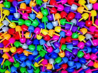 background texture with colorful details of a children's mosaic top view