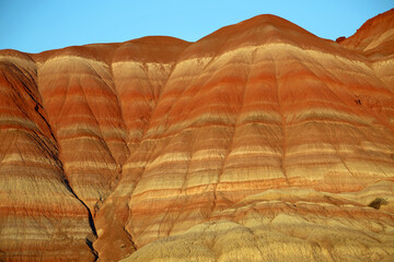 Colorful striped cliff - Old Paria Movie Set, Utah