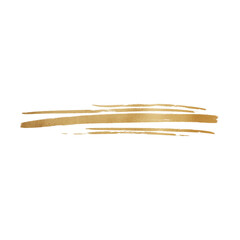 Gold Metallic Brushstroke