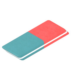 Fototapeta premium 3d rendering illustration of an eraser