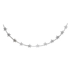 Silver Metallic Star Ornament
