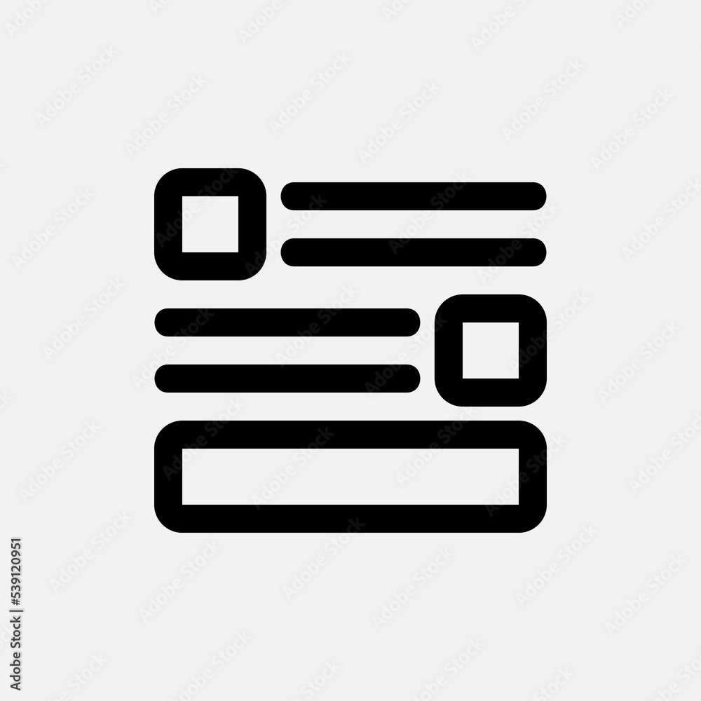 Wall mural layout icon in line style, use for website mobile app presentation