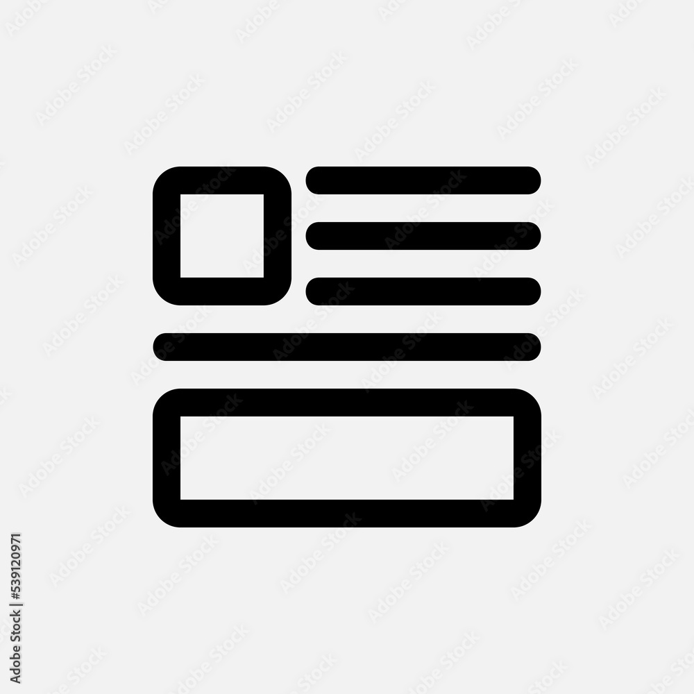 Wall mural layout icon in line style, use for website mobile app presentation