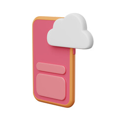 UI Cloud 3D Icon