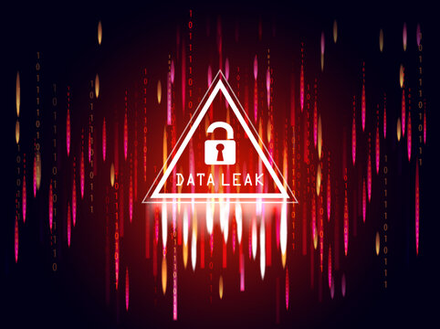 data leak symbol padlock