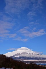 Obraz premium 青空に映える富士山