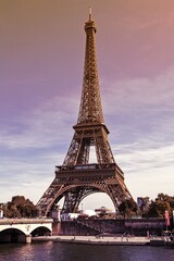 Obraz premium Eiffel Tower in Paris, France