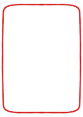 Obraz premium 분필테두리라인 line