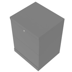 3d rendering illustration of a filing cabinet