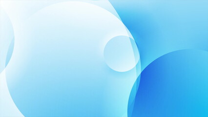Cyan blue circles abstract futuristic glowing background