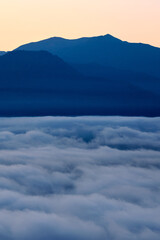 Fototapeta premium beautiful cloud sea in Uonuma, Oct 16th, 2022, A