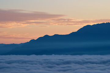 beautiful cloud sea in Uonuma, Oct 16th, 2022, A