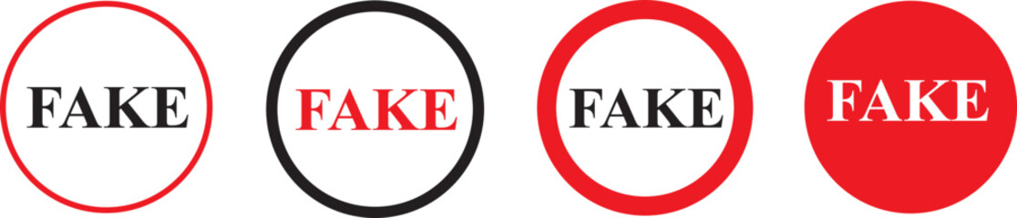 Fake  Stamp, Imprint, Seal Template. Vector Stock Illustration
