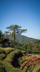 The landscapes around Huai Nam Dang National Park in Thailand